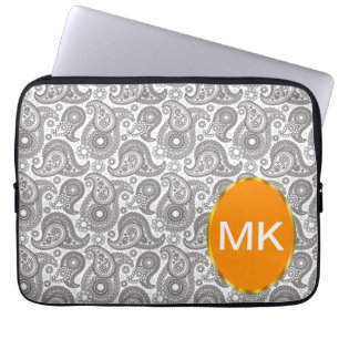 Funda Para Portátil Tangerine Black Paisley