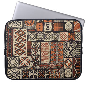 Funda Para Portátil Tapa hawaiano: Patchwork tribal