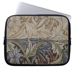 Funda Para Portátil Tapiz Botánico Clásico de Campanilla Azul de Willi