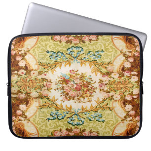 Funda Para Portátil Tapiz floral barroca victoriana