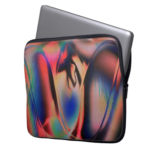 Funda Para Portátil Tarde artificial de última hora, de piel inflada (Anverso izquierdo)