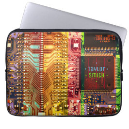 Funda Para Portátil Tarjeta de circuito impreso Geek & Glitch nombre r