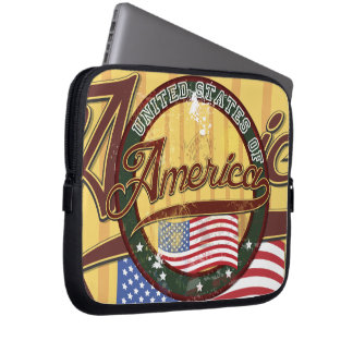 Funda Para Portátil Tarjeta de Estados Unidos