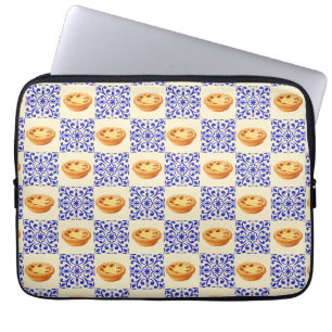 Funda Para Portátil Tarta Portuguesa y Azulejos