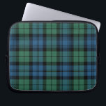 Funda Para Portátil Tartan Clan Campbell Plaid Green Blue Check<br><div class="desc">Clan Campbell tartan green blue check design laptop sleeve for anyone who loves classic and elegant cover for their accessories. Perfect gift for family reunions, or other special gift giving occasions. Celebrate all things Scottish tradition with this cool Clan Campbell tartan print laptop sleeve TIP: Add our matching notebook, mobile...</div>
