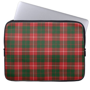 Funda Para Portátil Tartan Clan MacKinnon Plaid Red Green Checkered