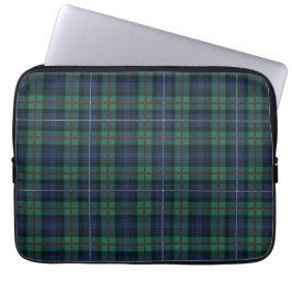Funda Para Portátil Tartan Clan Robertson Plaid Green Purple Check
