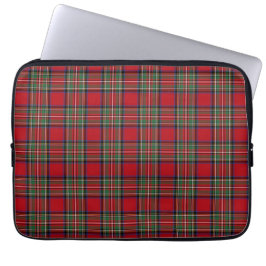 Funda Para Portátil Tartan Clan Stewart Plaid Red Blue Green Checkpoin