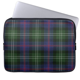 Funda Para Portátil Tartan Clan Sutherland Plantado Purple Green Check