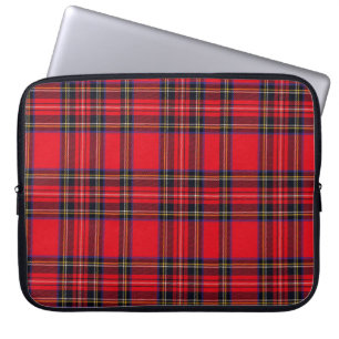 Funda Para Portátil Tartán de Stewart rojo