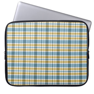 Funda Para Portátil Tartán sin foco, patrón de manchas. Antecedentes. 