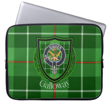 Tartan y Cresta del Clan Escocés Galloway 