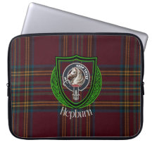 Tartan y Cresta del Clan Escocés Hepburn
