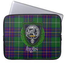 Tartan y Cresta del Clan Escocés Inglis