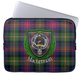 Funda Para Portátil Tartan y Cresta del Clan Escocés MacLennan