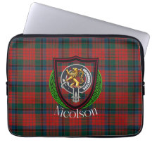 Tartan y Cresta del Clan Escocés Nicolson