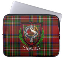 Tartan y Cresta del Clan Escocés Stewart