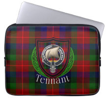 Tartan y Cresta del Clan Escocés Tennant