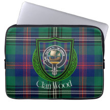 Tartan y Cresta del Clan Escocés Wood