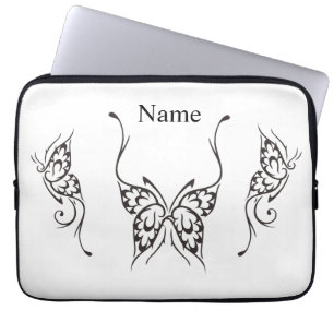 Funda Para Portátil Tatuaje de mariposa estilizada Thunder_Cove