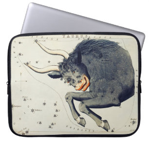 Funda Para Portátil Tauro inspirado en el zodiaco