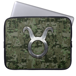 Funda Para Portátil Taurus Sign on Woodland Green Digital Camouflage