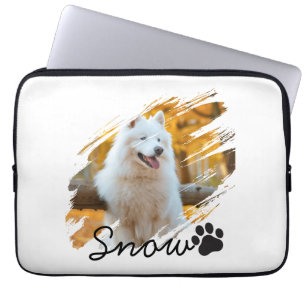 Funda Para Portátil Taza con Foto y Nombre de Mascota Personalizados c