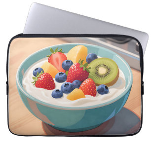 Funda Para Portátil Tazón de Yogur de Fruta Fresca