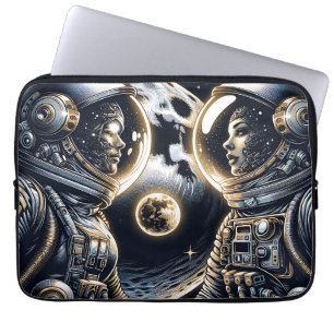 Funda Para Portátil Te amo a la luna y atrás Astronautas