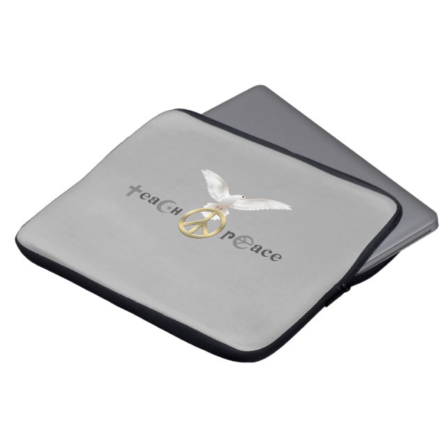 Funda Para Portátil Teach Peace | 13" (Superior anverso)