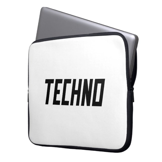 Funda Para Portátil TECHNO Music (Anverso izquierdo)