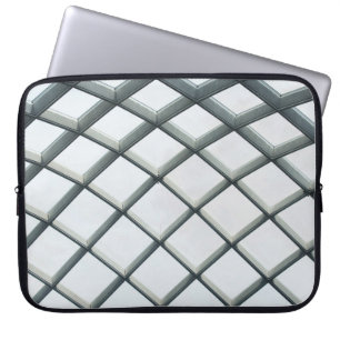 Funda Para Portátil Techo metalizado blanco y cúpula de cristal