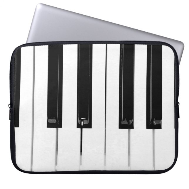 Funda Para Portátil Teclas de teclado de piano (Frente)