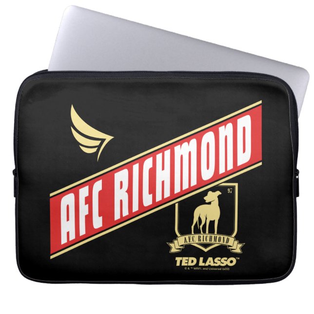 Funda Para Portátil Ted Lasso | Banner atlético AFC Richmond (Frente)