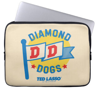Funda Para Portátil Ted Lasso   Gráfica Pennant de Perros de Diamante