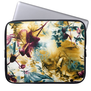 Funda Para Portátil Tejido de batik con estampado adecuado como abono 