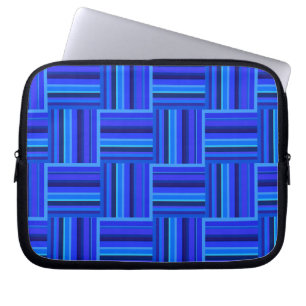 Funda Para Portátil Tejido de rayas azules