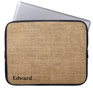 Funda Para Portátil Tejido de yute
