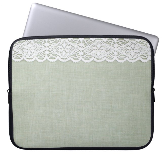 Funda Para Portátil Tejido textil y encaje  (Frente)