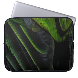 Funda Para Portátil Tejidos de chapa verde y negro