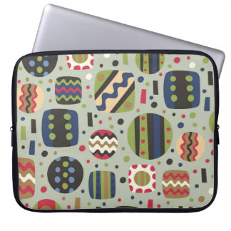 Funda Para Portátil tejidos de patrón de color abstracto, decorados in