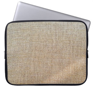 Funda Para Portátil Tela de fondo marrón textil