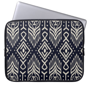 Funda Para Portátil Tela Ikat bordada: Elegancia étnica.