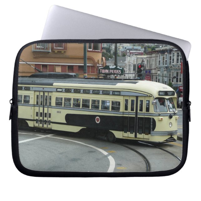 Funda Para Portátil Teleférico de San Francisco (Frente)