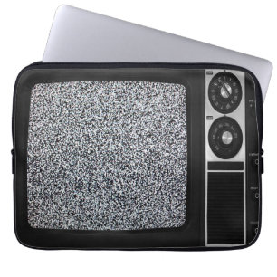Funda Para Portátil Televisión antigua retro con cubierta estática de