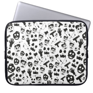 Funda Para Portátil Tema de fondo del patrón sin foco zombi vintage
