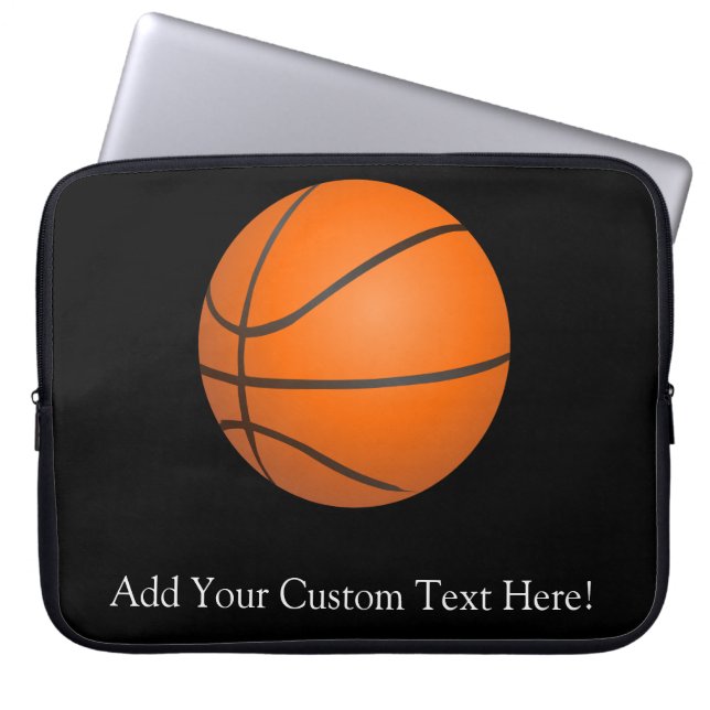 Funda Para Portátil Tema del baloncesto (Frente)