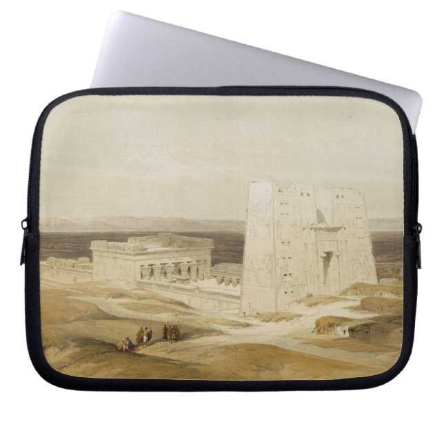 Funda Para Portátil Templo de Edfu, Apollinopolis antiguo, Egipto (Frente)
