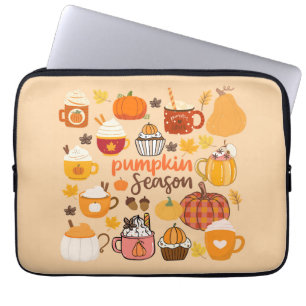 Funda Para Portátil Temporada de calabaza picada