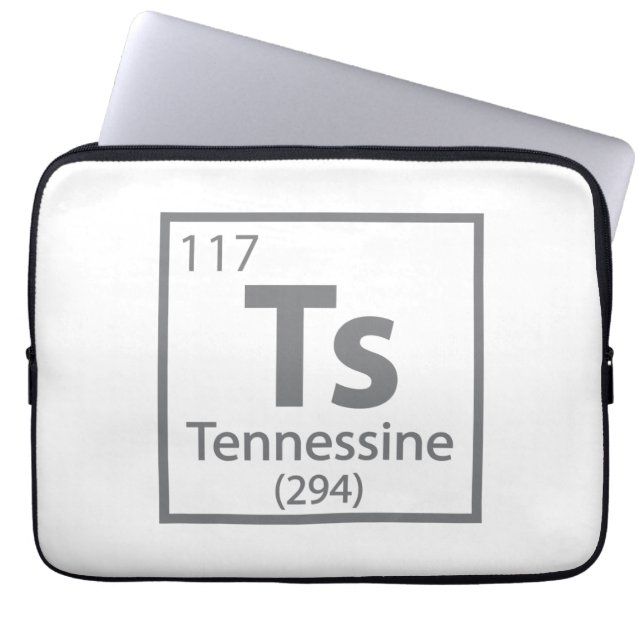 Funda Para Portátil Tennessine - Tabla periódica científica de Tenness (Frente)